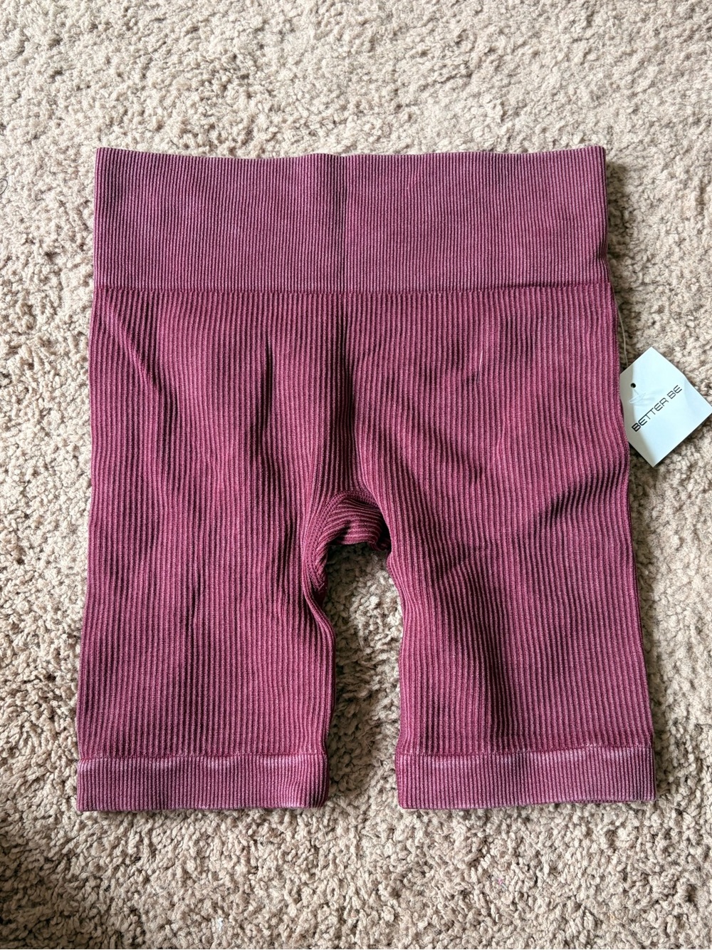 Better Be Ribbed Biker Shorts